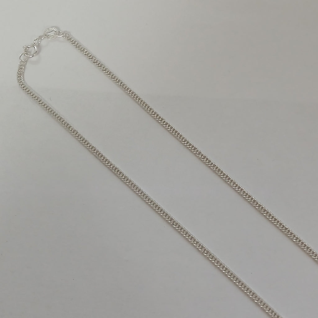 CADENA BARBADA PLATA .925 50 CM 4.12 GR (NUEVO)