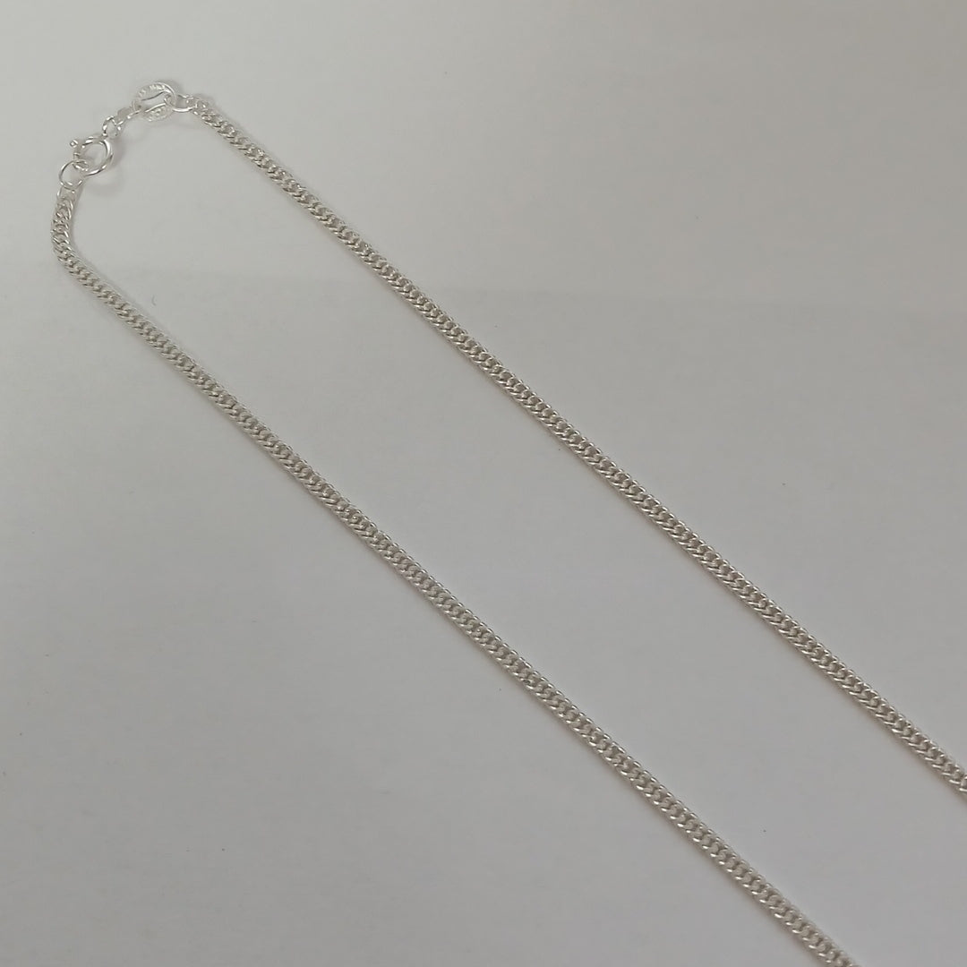 CADENA BARBADA PLATA .925 50 CM 4.12 GR (NUEVO)