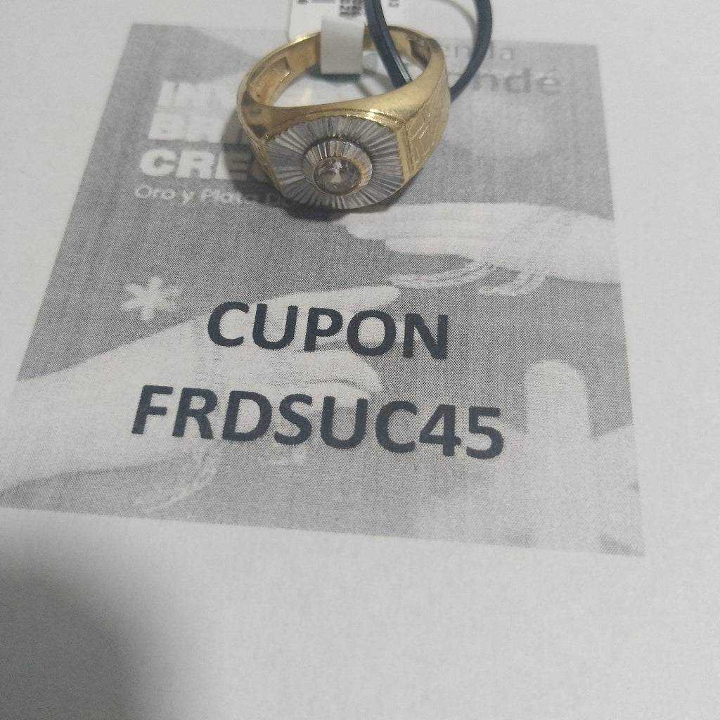 ANILLO ORO 10 K 5.3 GRMS (SEMINUEVO)