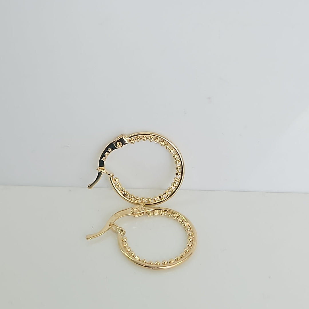 ARRACADAS ORO 14K 1.7 (NUEVO)