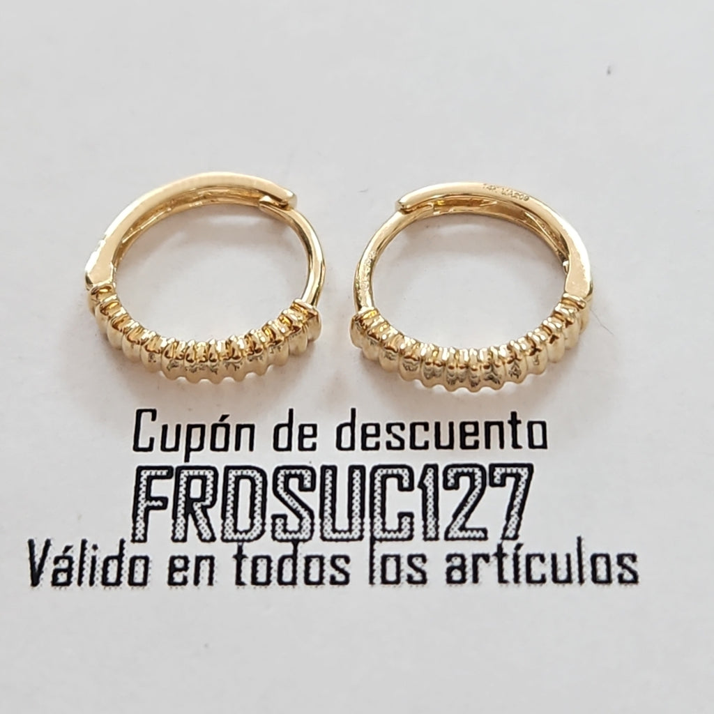 HUGGIES ORO 14K 1.2 (NUEVO)