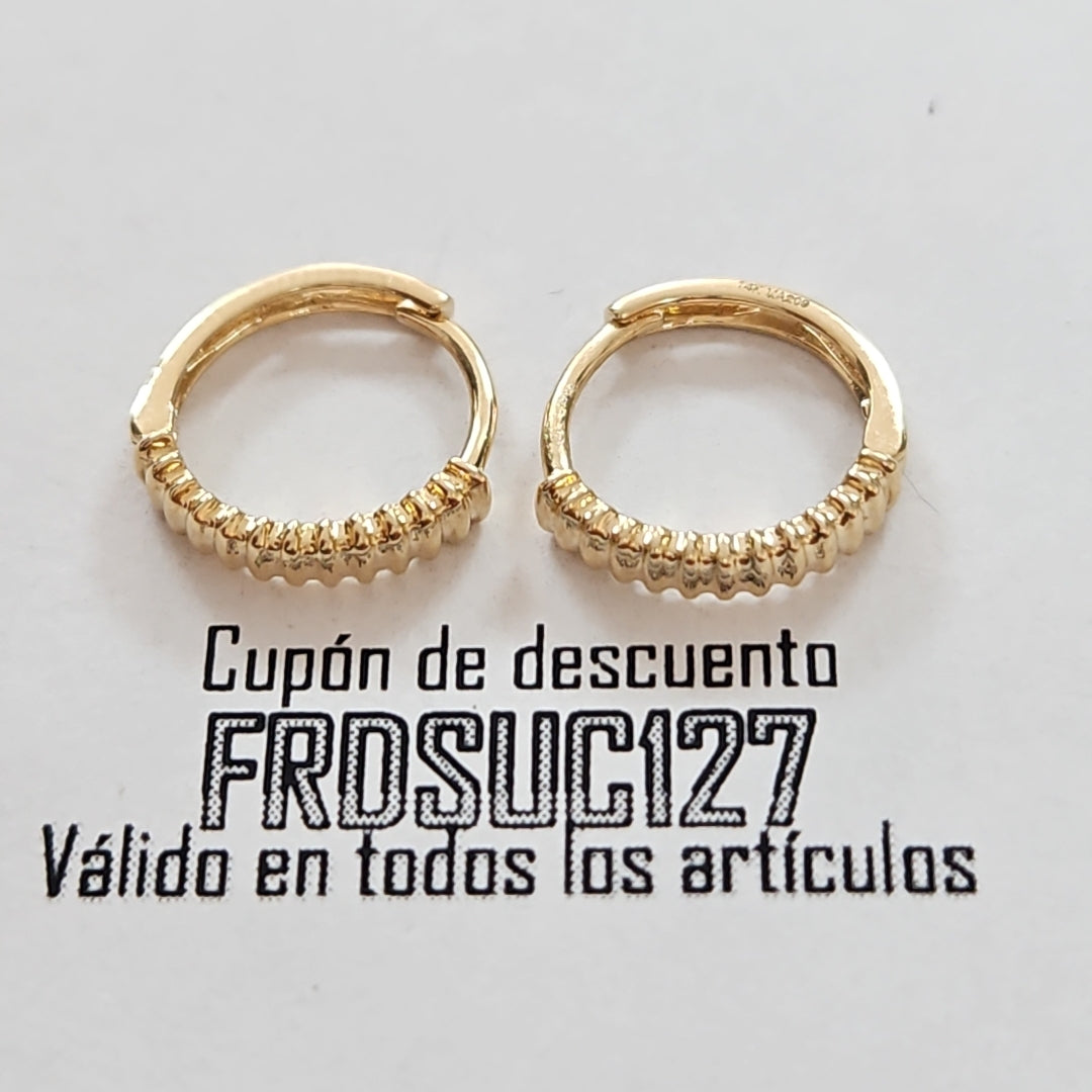HUGGIES ORO 14K 1.2 (NUEVO)