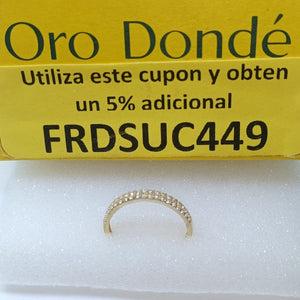 ANILLOS DAMA ORO 14K 1.4 (NUEVO)