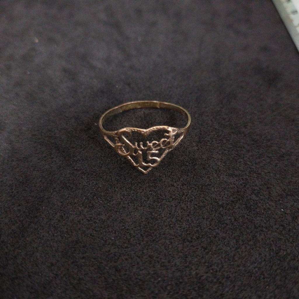 ANILLO ORO 10 K 1.3 GRMS (SEMINUEVO)