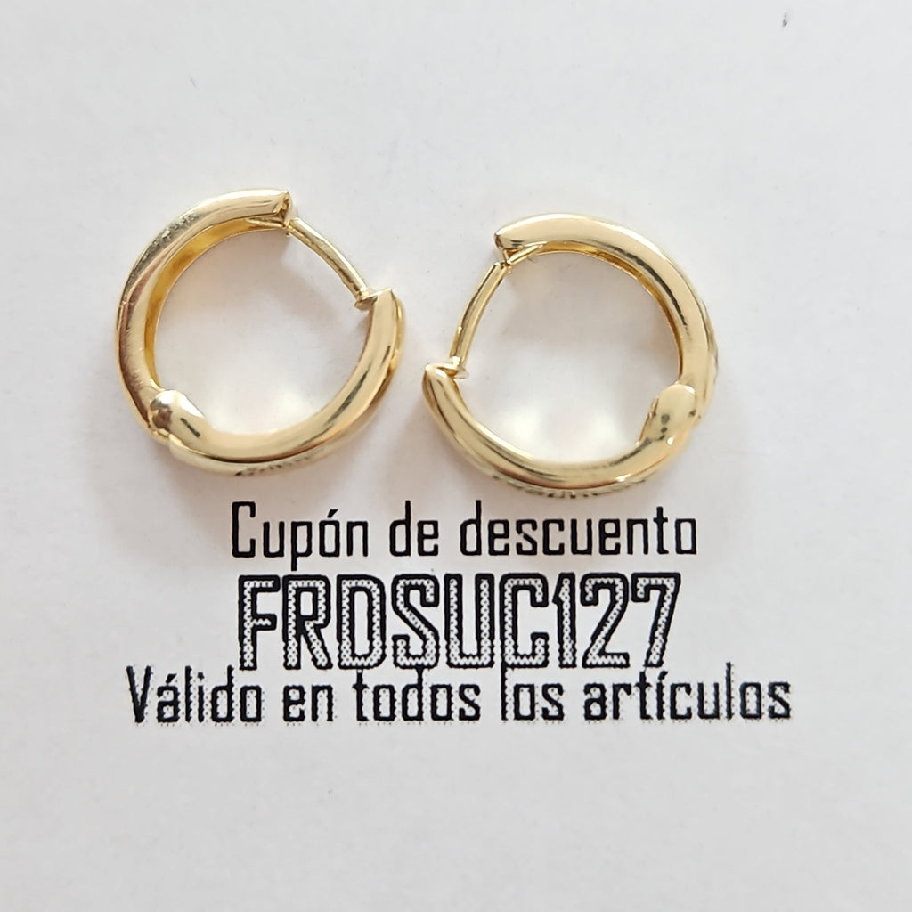 HUGGIES ORO 14K 1.1 (NUEVO)