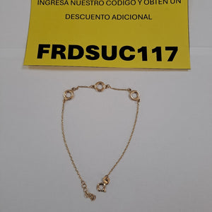PULSERAS DAMA ORO 14K 1.3 (NUEVO)