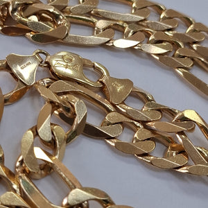 CADENAS CARTIER 3 1 AMARILLA ORO 14K 118.7 (NUEVO)