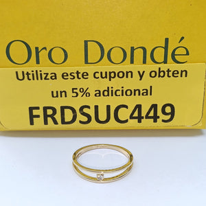 ANILLOS DAMA ORO 14K 1.8 (NUEVO)