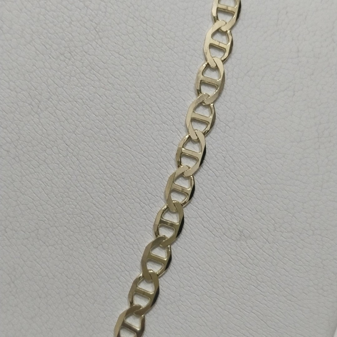 CADENAS TEJIDO MARINERA ORO 14K 55 CM 8 GR (NUEVO)