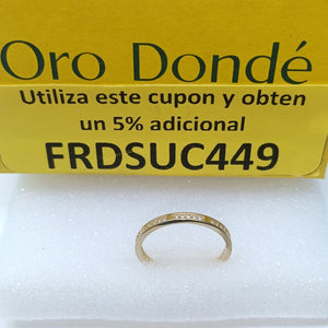 ANILLOS DAMA ORO 14K 1.6 (NUEVO)