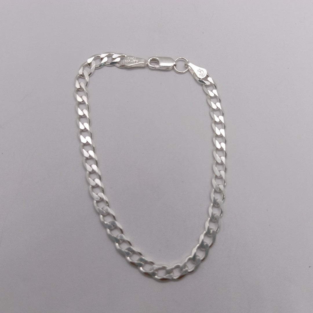 PULSERA BARBADA PLATA .925 18 CM 5.73 GR (NUEVO)