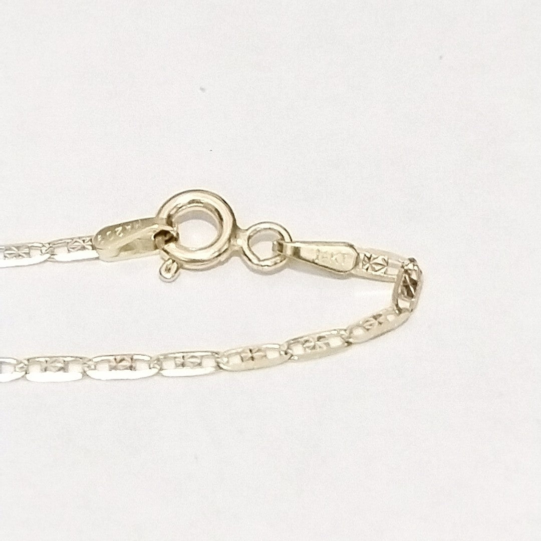CADENAS VALENTINA/ESPEJO ORO 14K 2.5 (NUEVO)