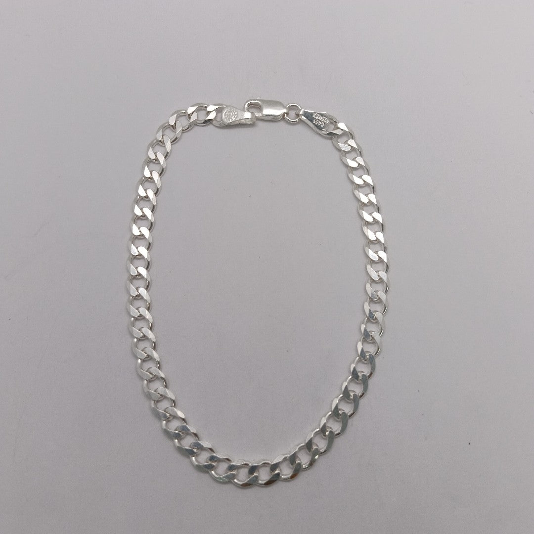 PULSERA BARBADA PLATA .925 21 CM 6.93 GR (NUEVO)