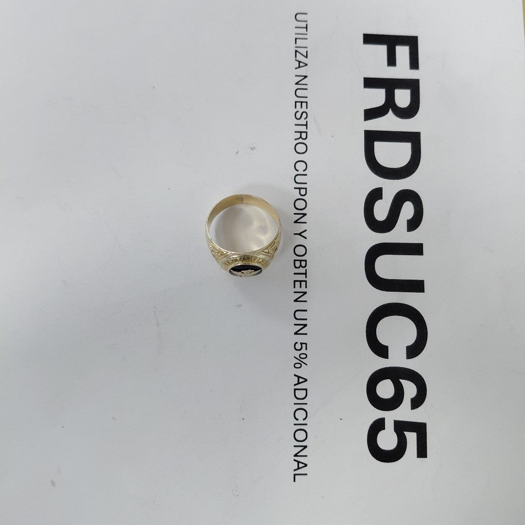 ANILLO DE GRADUACIÓN ORO 8 K 9,90 GRMS (SEMINUEVO)