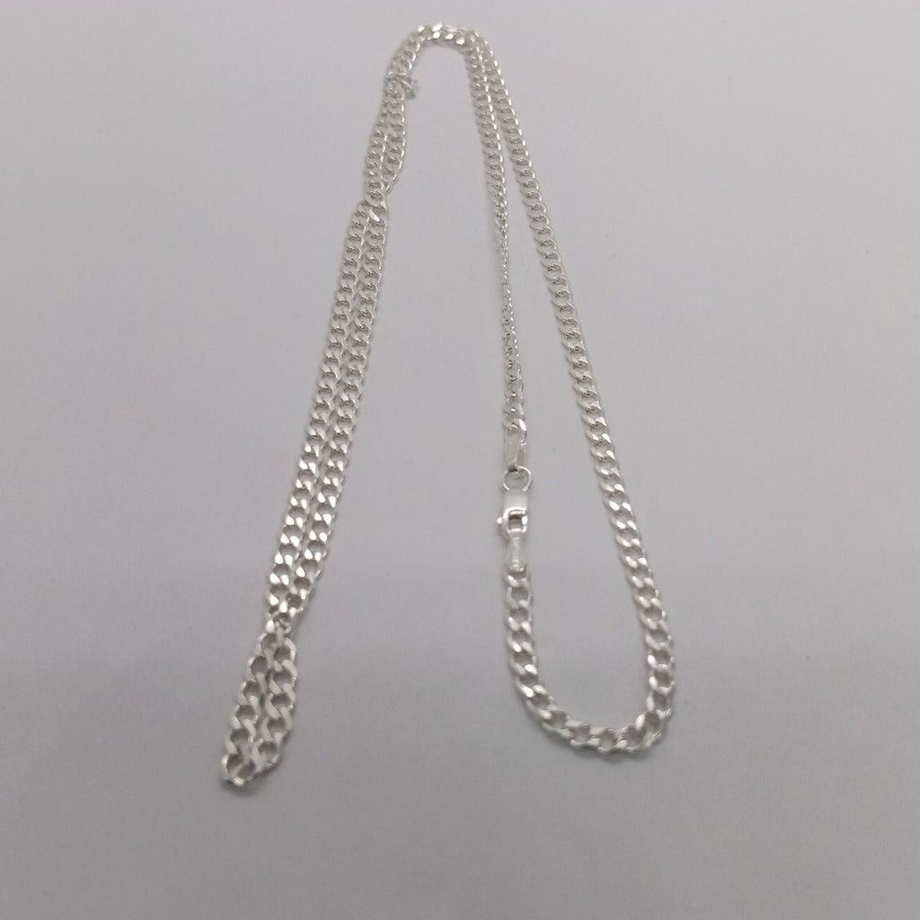 CADENA BARBADA PLATA .925 60 CM 9.22 GR (NUEVO)