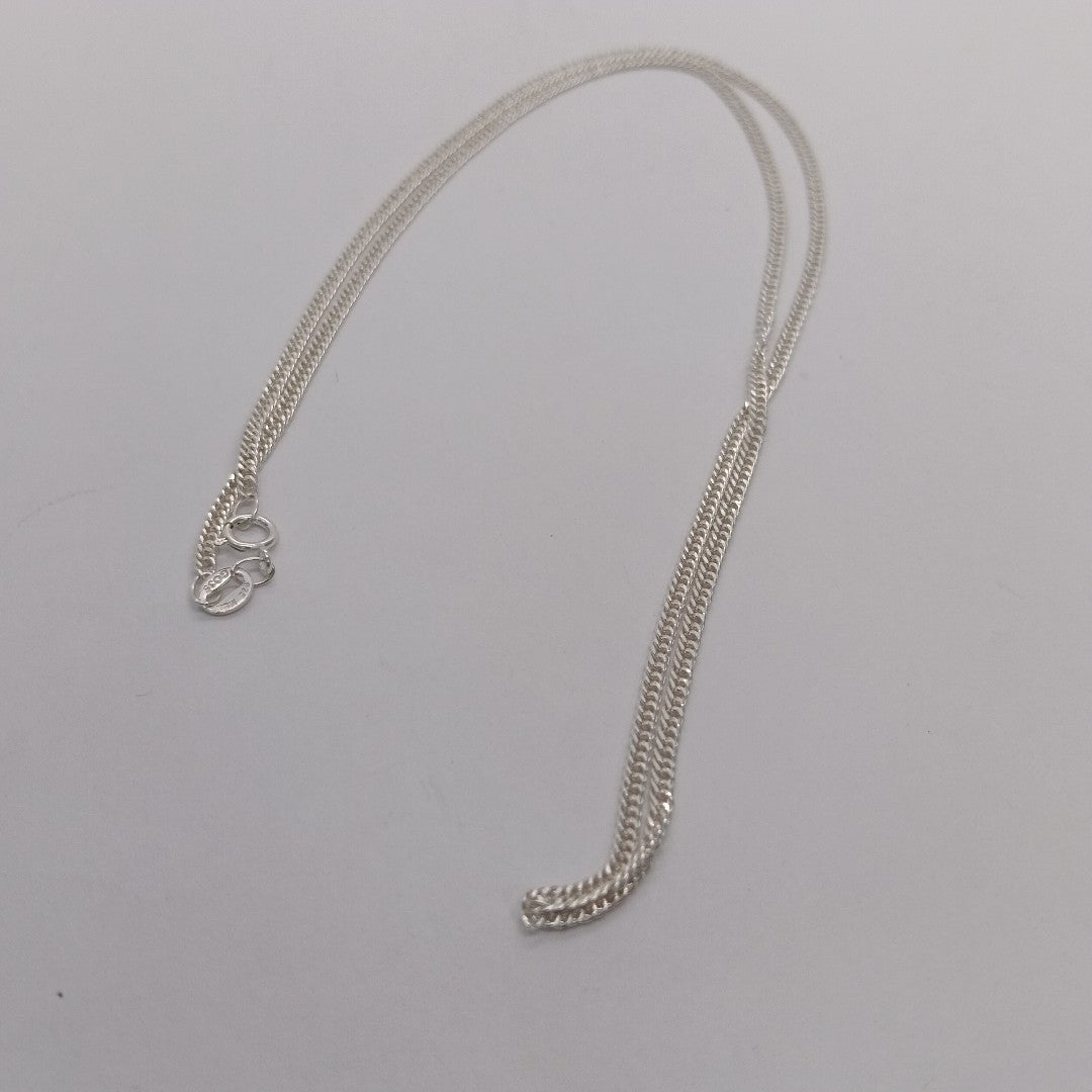 CADENA BARBADA PLATA .925 50 CM 4.12 GR (NUEVO)