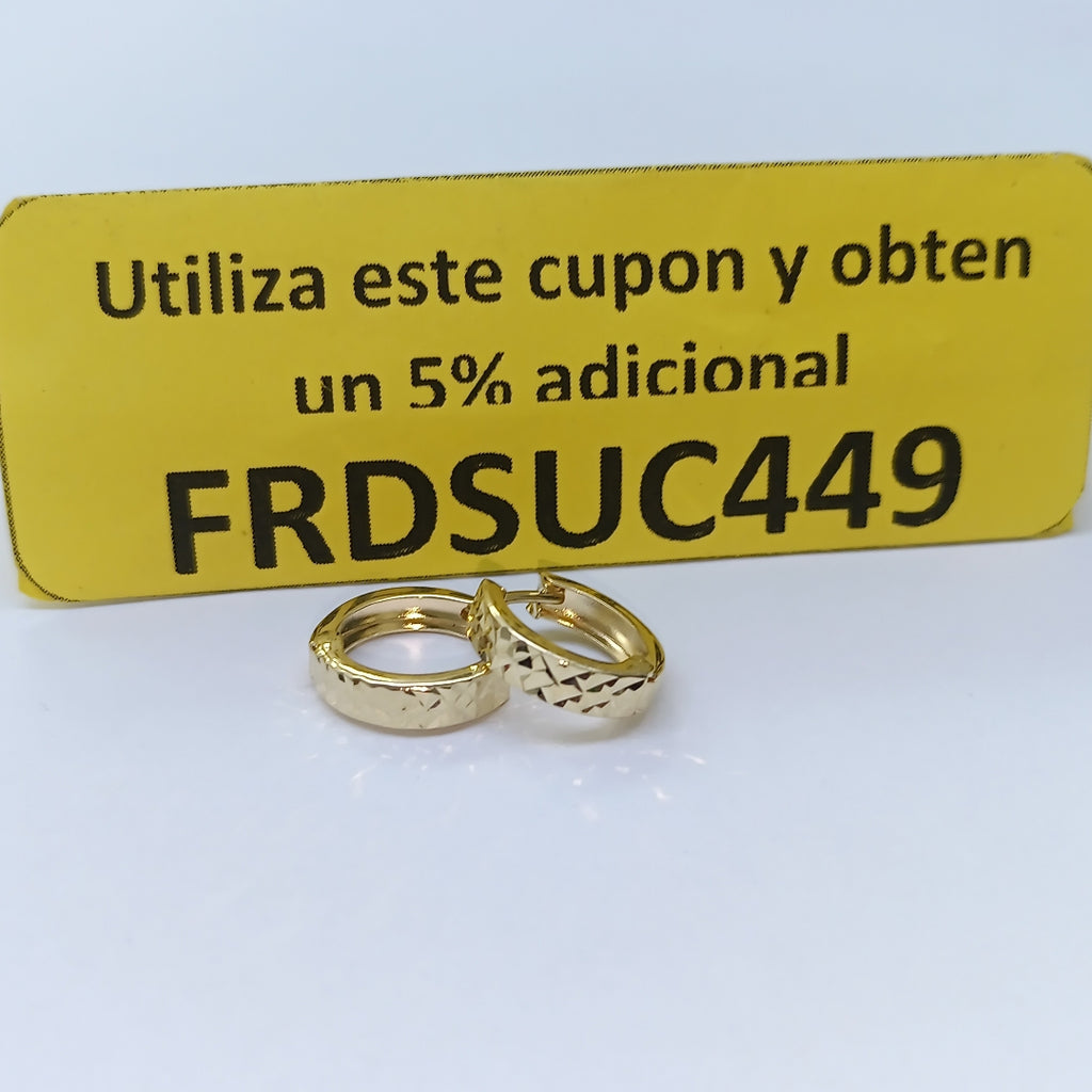 HUGGIES ORO 14K 1.1 (NUEVO)