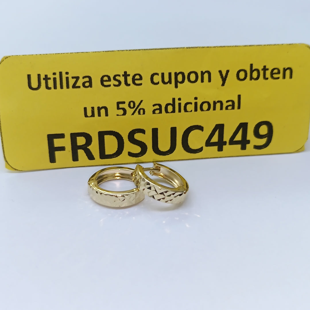 HUGGIES ORO 14K 1.1 (NUEVO)