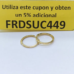 HUGGIES ORO 14K 1.4 (NUEVO)