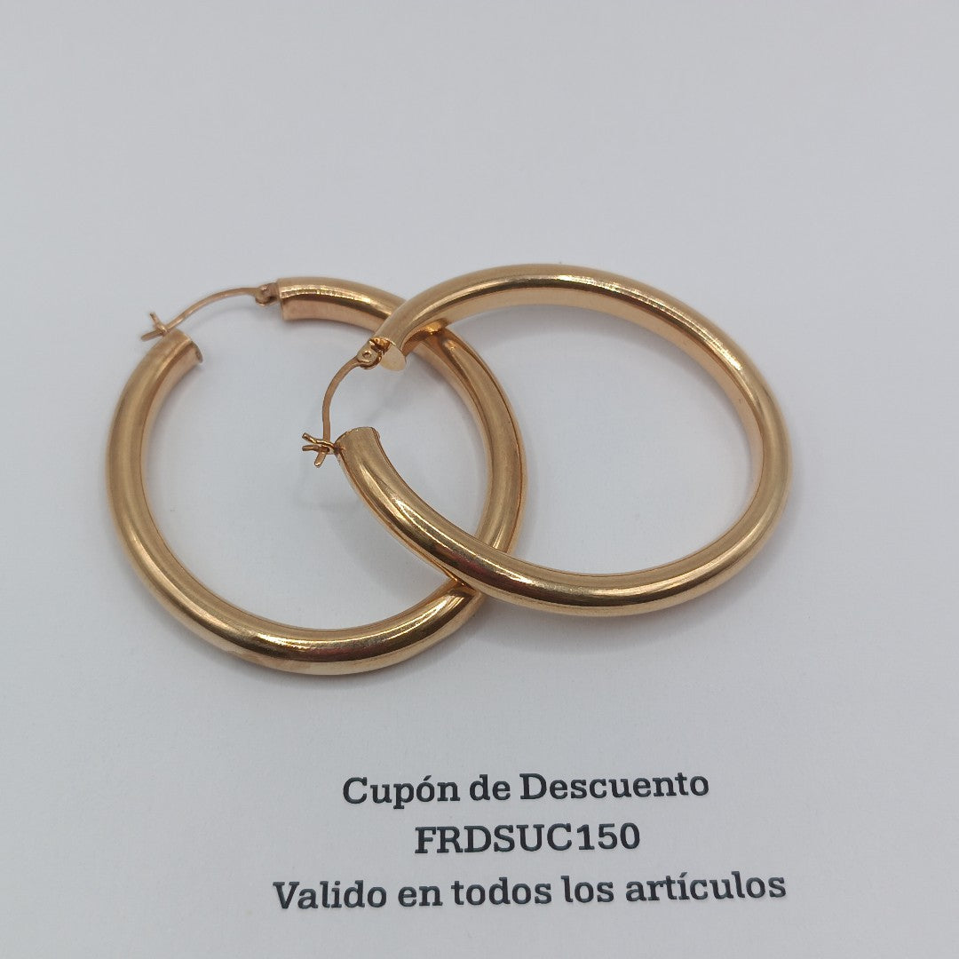 ARRACADAS PAR ORO 14 K 6,80 GRMS (SEMINUEVO)