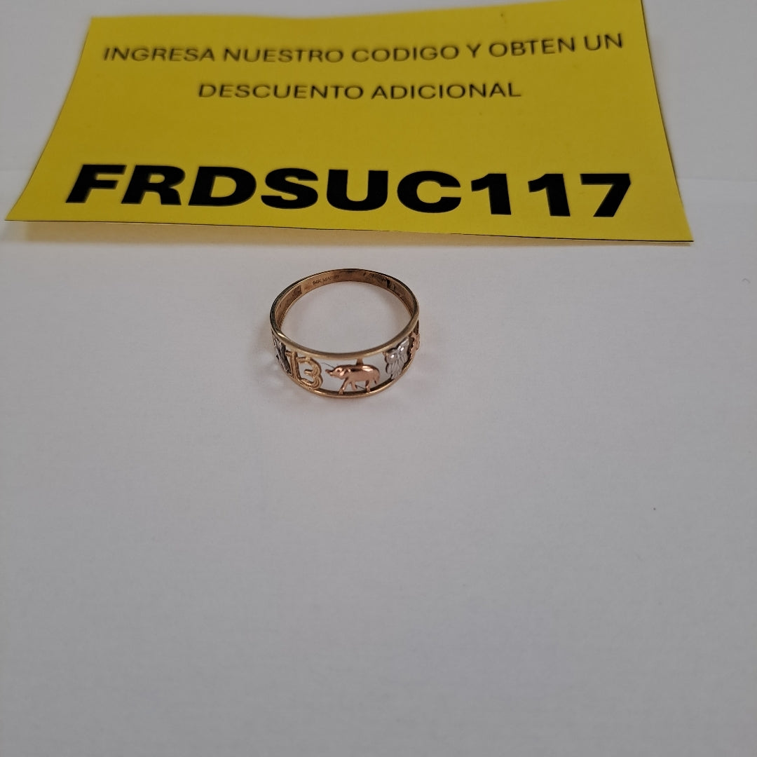 ANILLITO ORO 14 K 1,90 GRMS (SEMINUEVO)