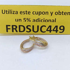 ARRACADAS ORO 14K 1.5 (NUEVO)