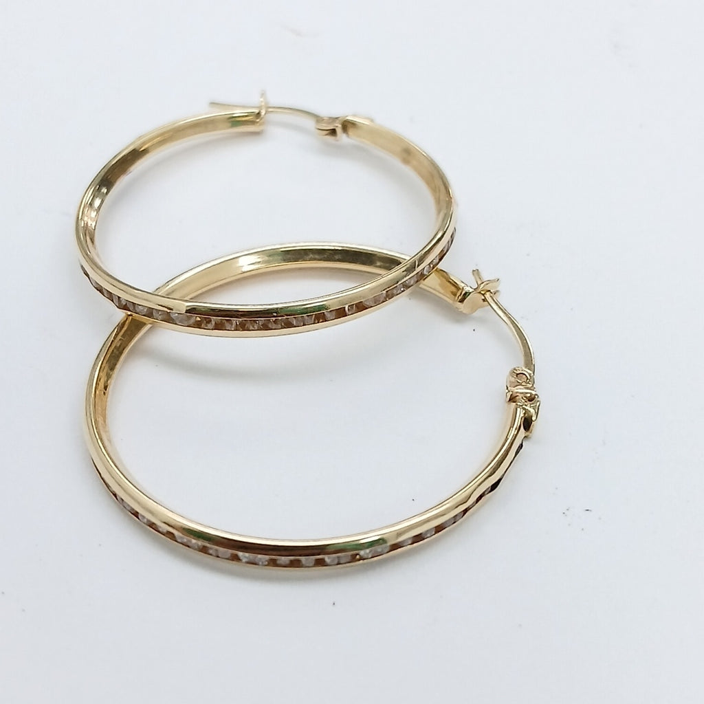 ARRACADAS PAR ORO 10 K 3,00 GRMS (SEMINUEVO)
