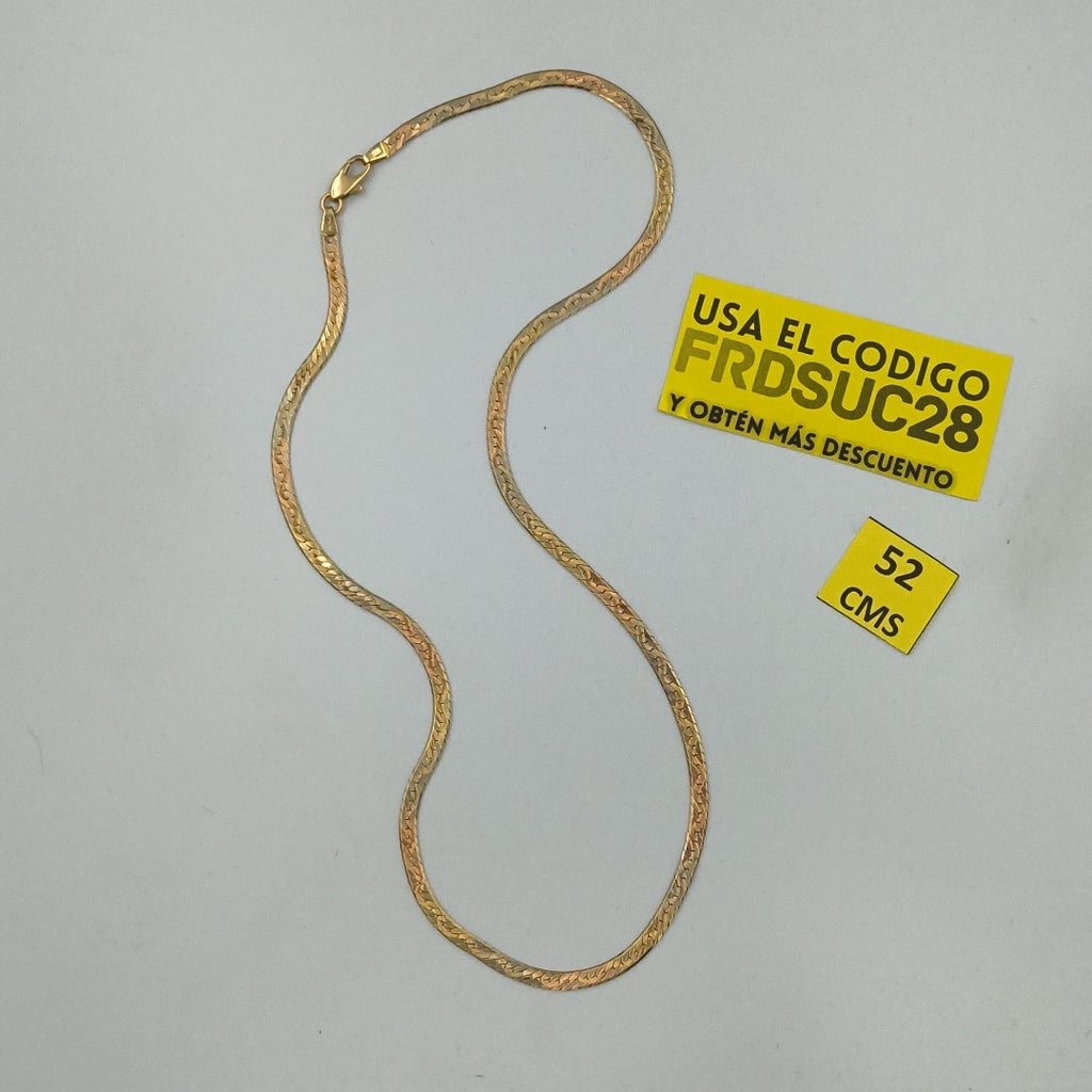 CADENA ORO 14 K 15.3 GRMS (SEMINUEVO)