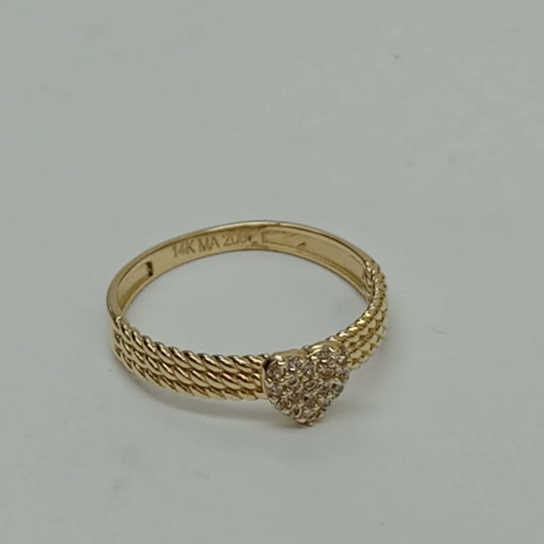 ANILLOS DAMA ORO 14K 1.5 (NUEVO)