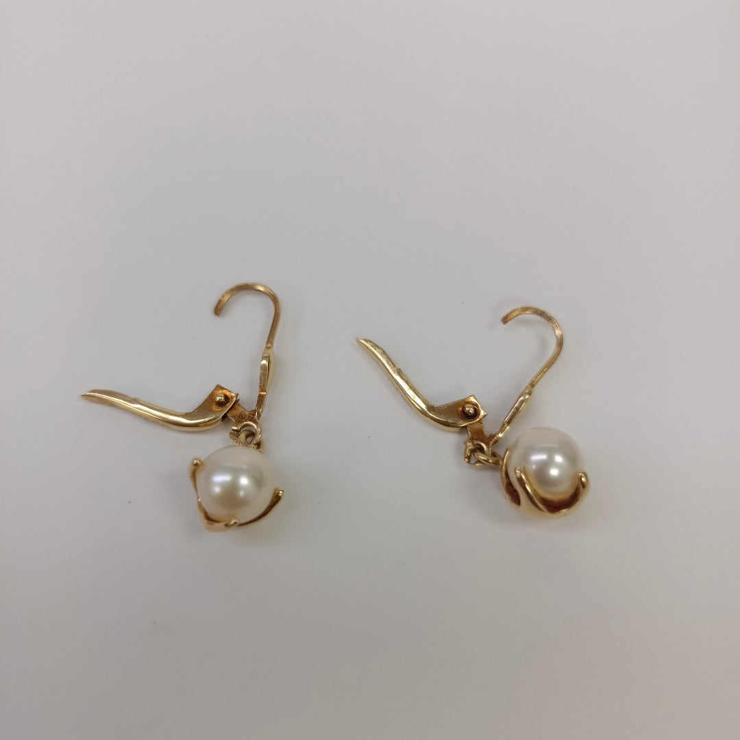 ARETES PAR ORO 14 K 2,80 GRMS (SEMINUEVO)