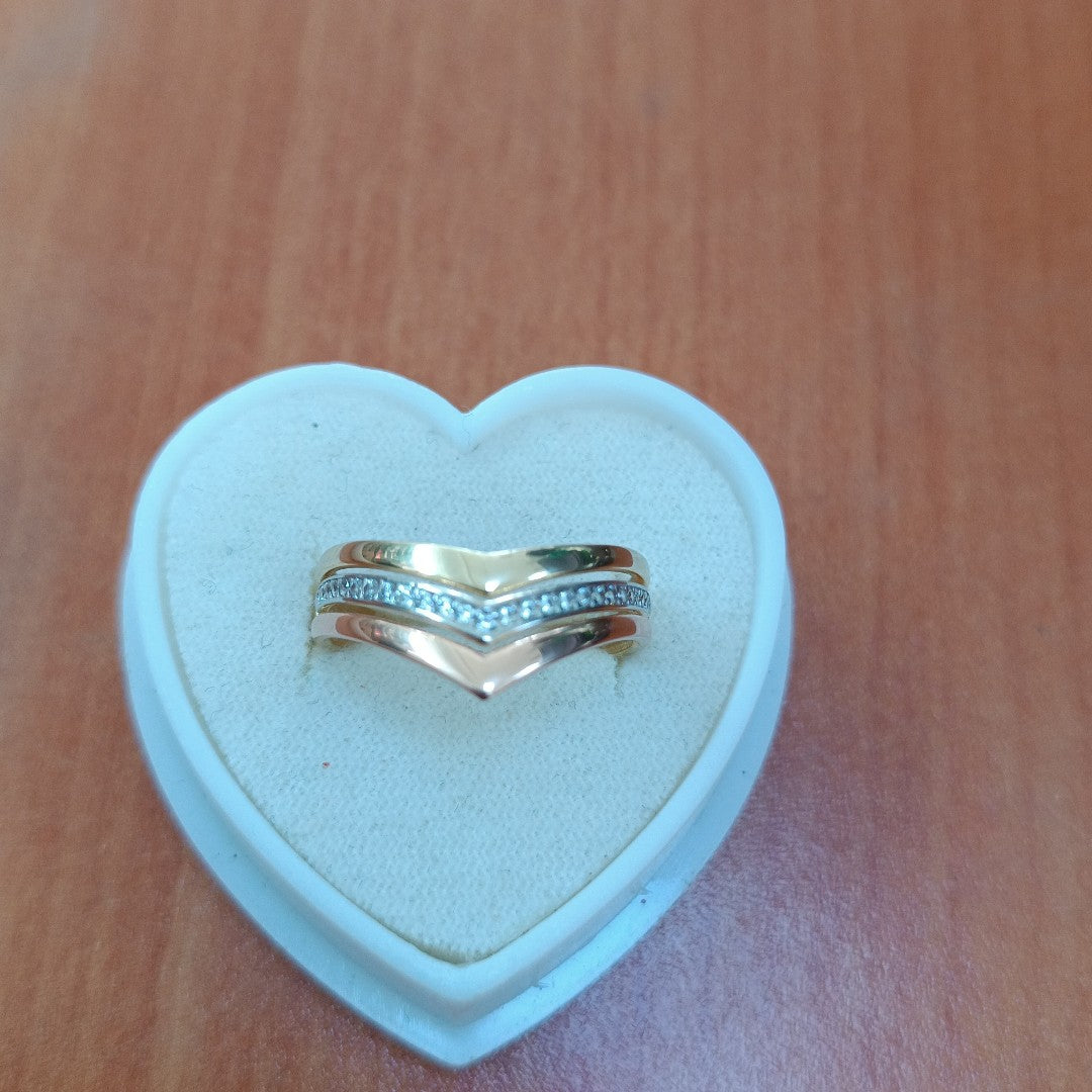 ANILLOS DAMA ORO 14K 2 (NUEVO)
