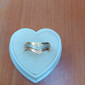 ANILLOS DAMA ORO 14K 2 (NUEVO)