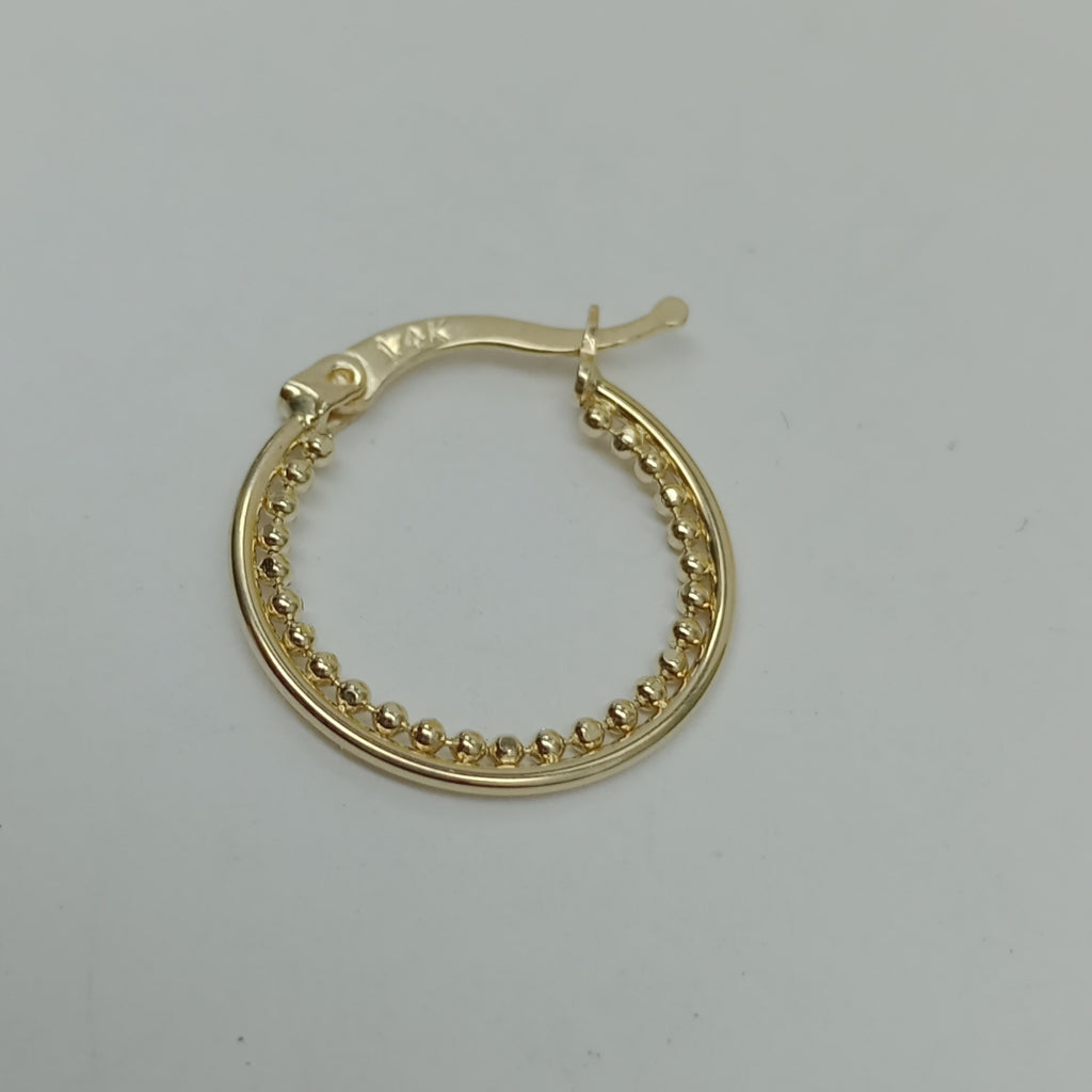 ARRACADAS ORO 14K 1.7 (NUEVO)