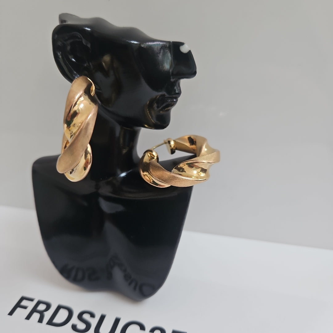 ARRACADAS PAR ORO 14 K 7,80 GRMS (SEMINUEVO)