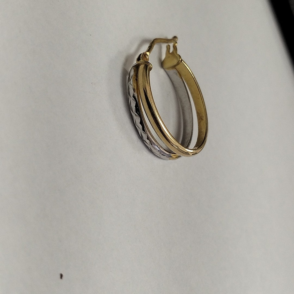 ARRACADAS PAR ORO 10 K 1.6 GRMS (SEMINUEVO)