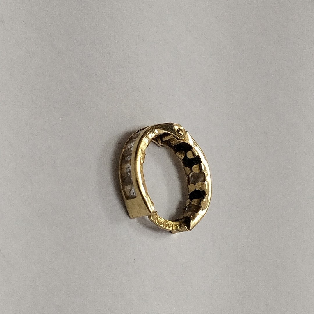 ARRACADAS PAR ORO 14 K 1 GRMS (SEMINUEVO)