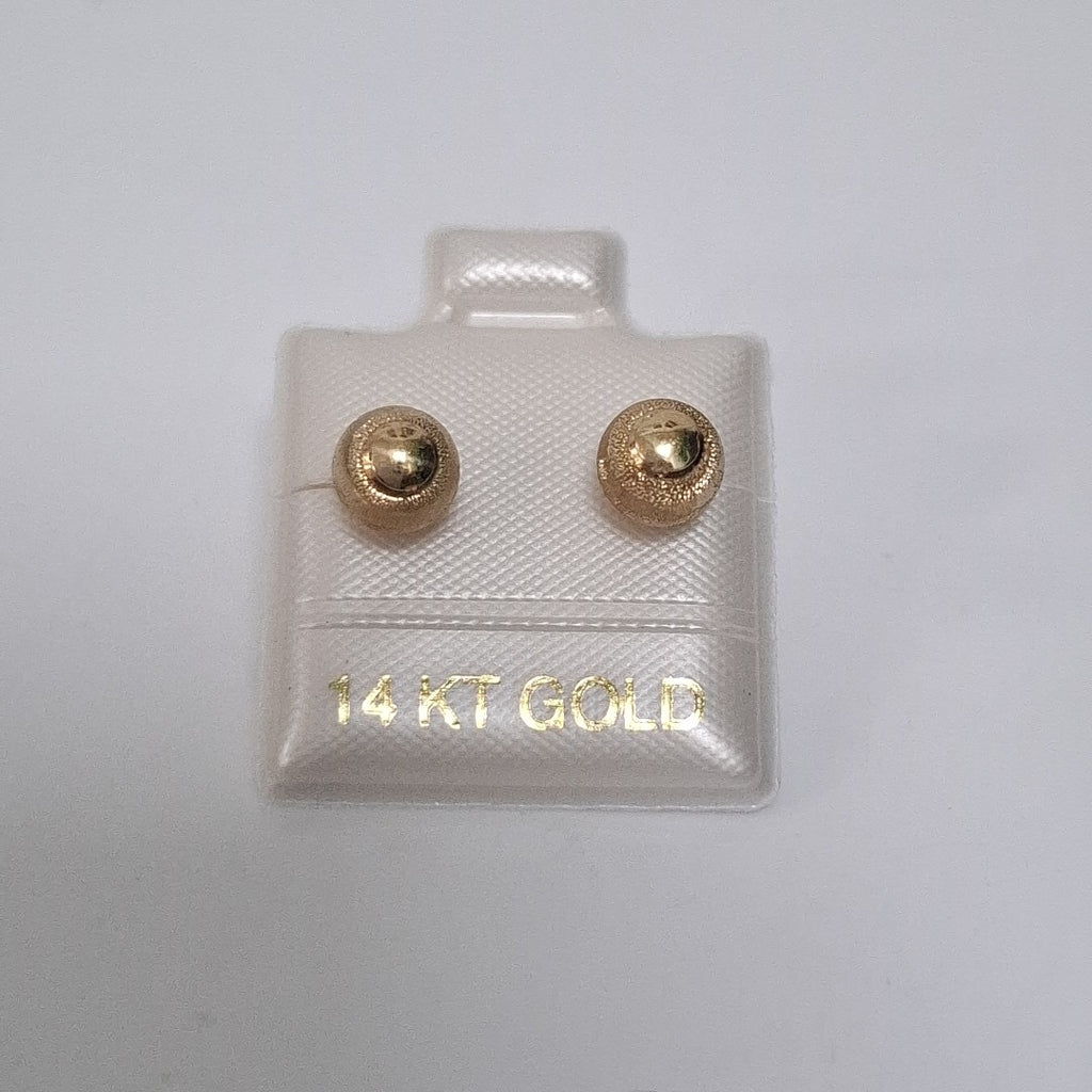 BROQUELES ORO 14K 1.1 (NUEVO)