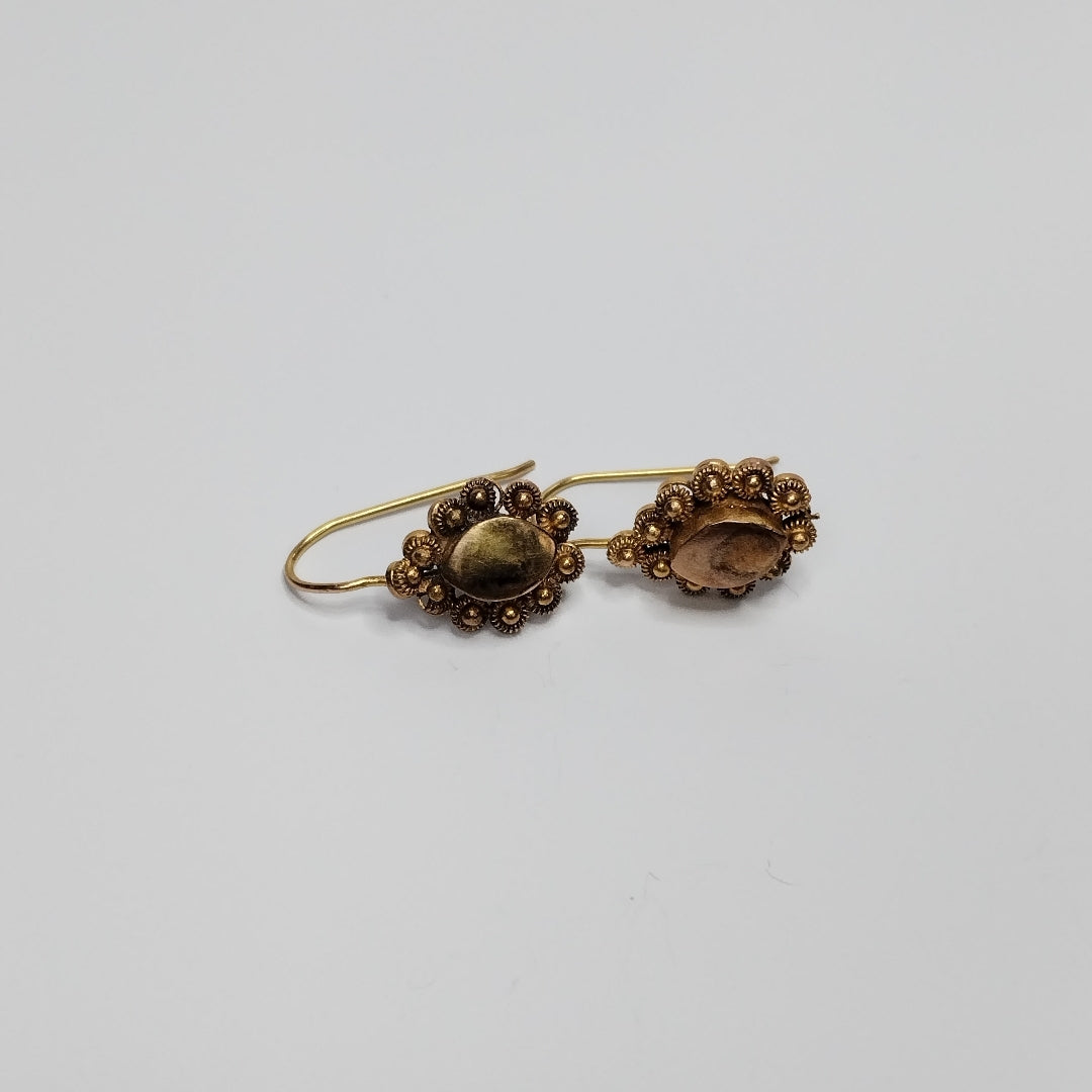 ARETES PAR ORO 8 K 1,30 GRMS (SEMINUEVO)