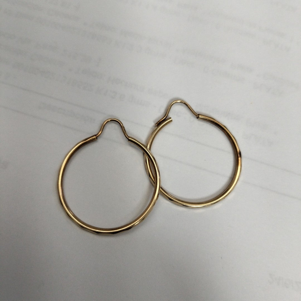 ARRACADAS PAR ORO 14 K 1,40 GRMS (SEMINUEVO)