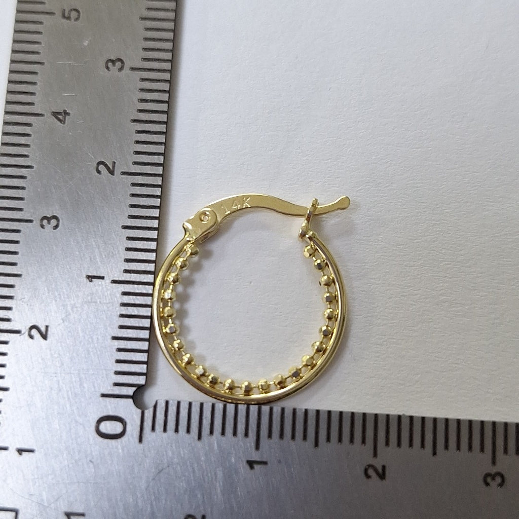 ARRACADAS ORO 14K 1.6 (NUEVO)