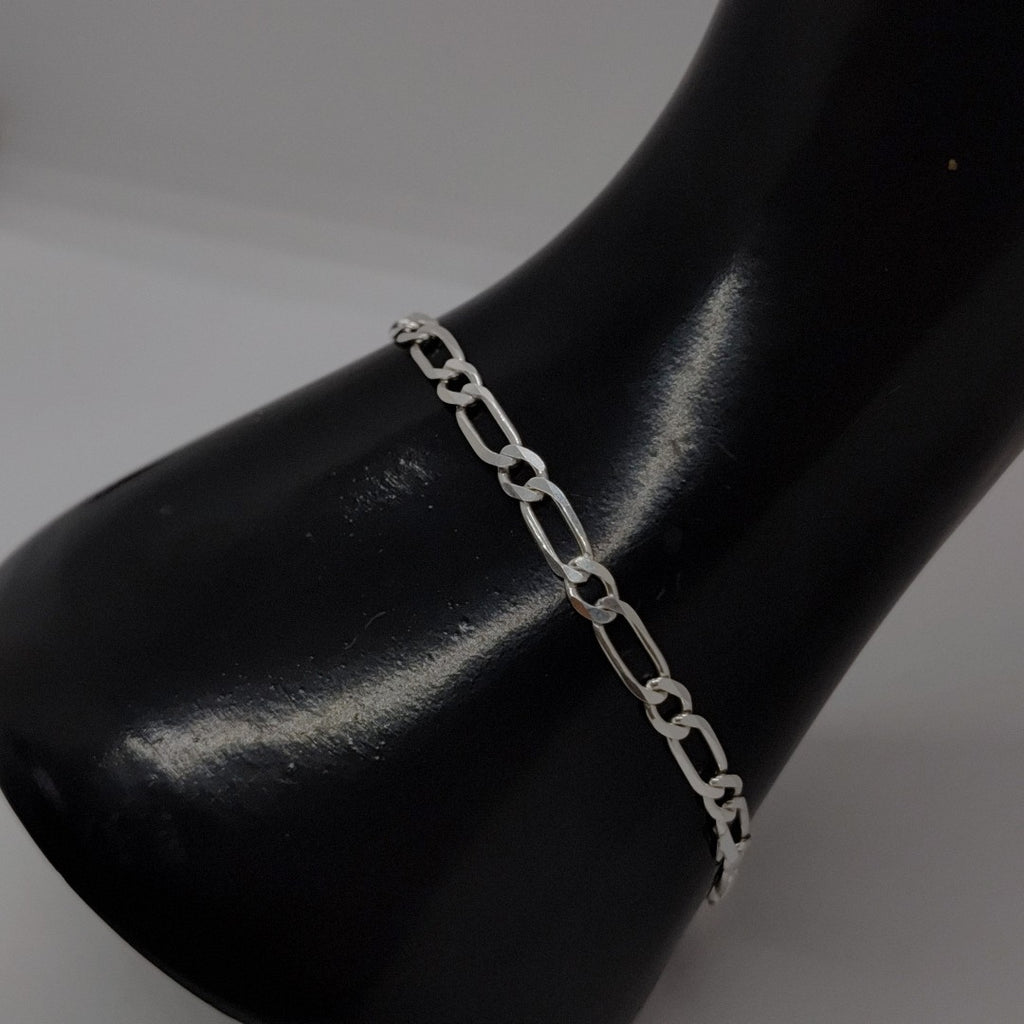 PULSERA TEJIDO 1X1 PLATA .925 18 CM 3.5 GR (NUEVO)