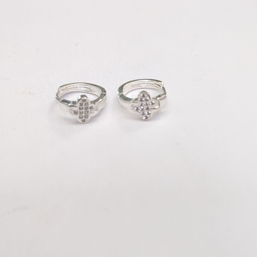 ARRACADAS C/CIRCONIAS PLATA .925 1.8 GR (NUEVO)