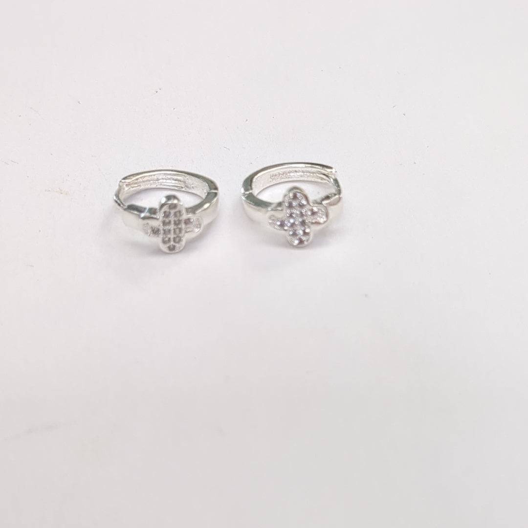 ARRACADAS C/CIRCONIAS PLATA .925 1.8 GR (NUEVO)