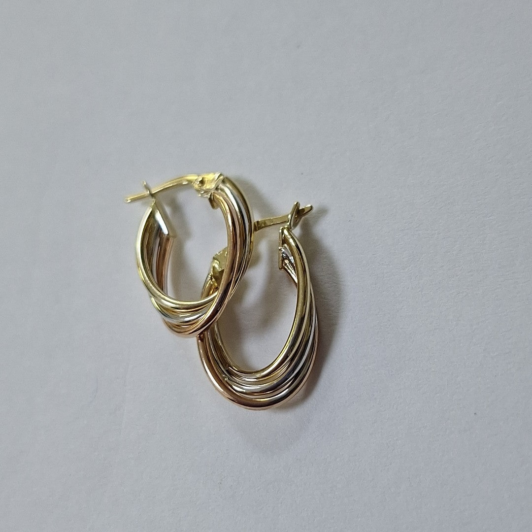 ARRACADAS ORO 14K 1.5 (NUEVO)