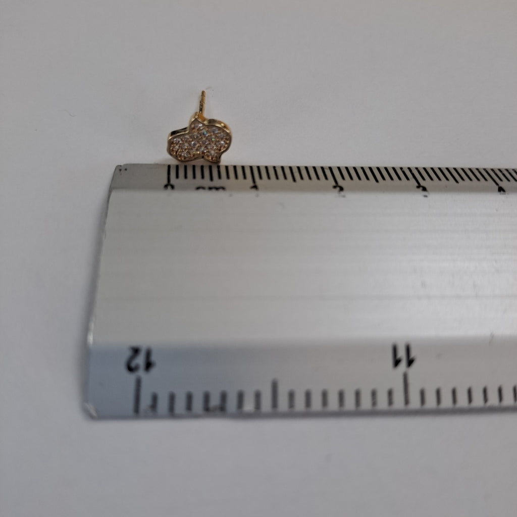 BROQUELES ORO 14K 1.3 (NUEVO)