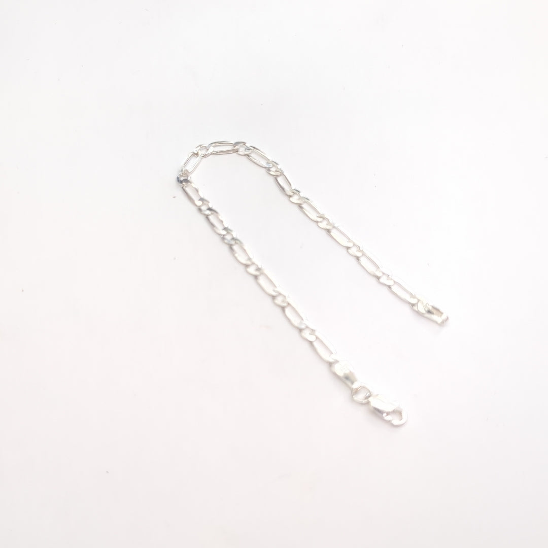 PULSERA TEJIDO 1X1 PLATA .925 18 CM 3.5 GR (NUEVO)