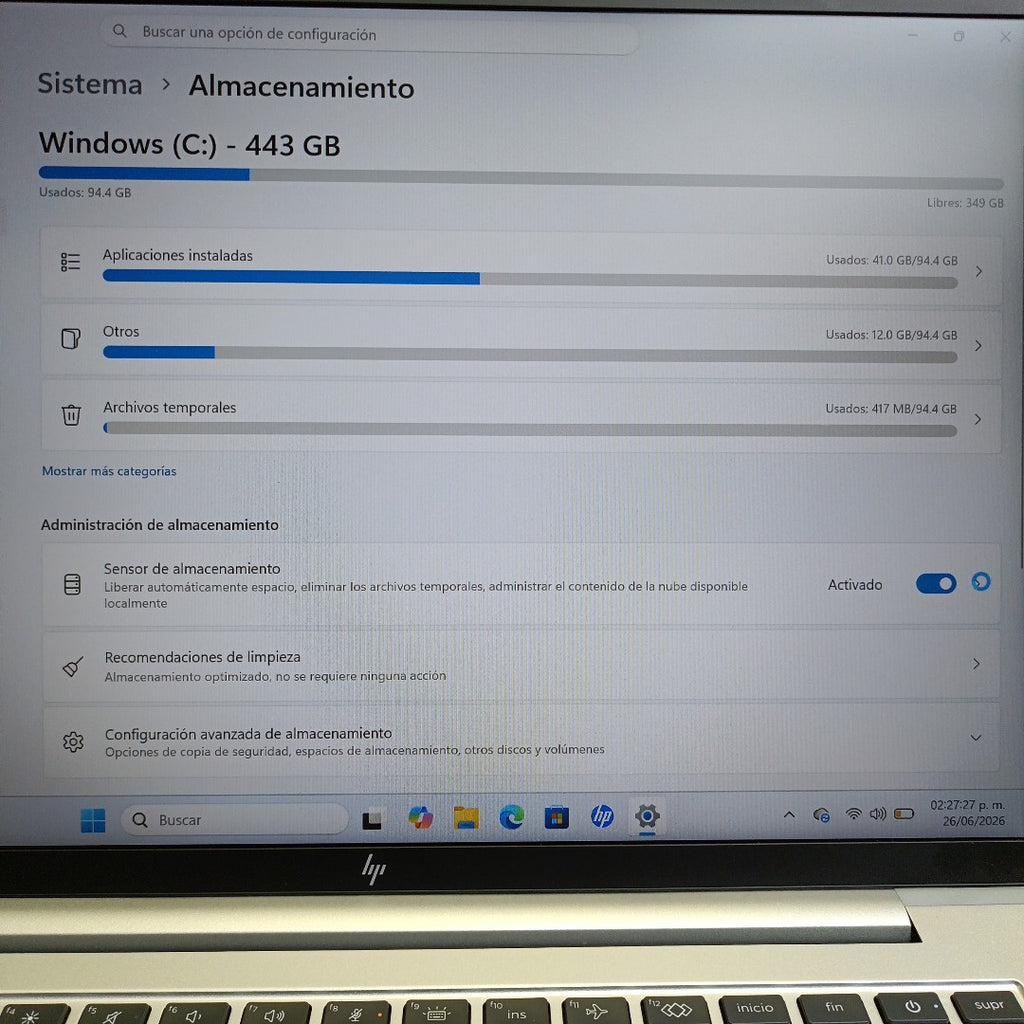 LAPTOP HP ELITEBOOK 840 G11 (2023) 512 GB SSD 16 GB RAM (SEMINUEVO)
