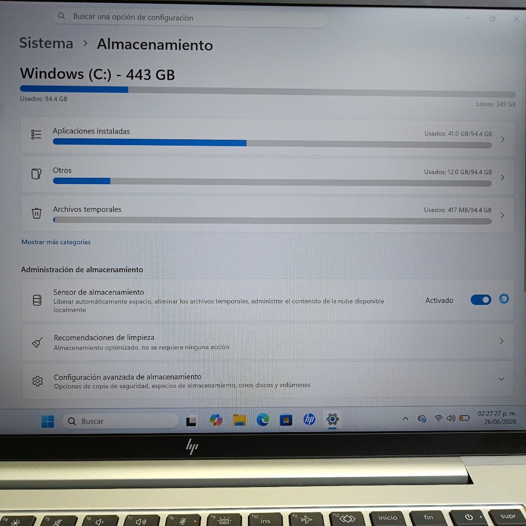 LAPTOP HP ELITEBOOK 840 G11 (2023) 512 GB SSD 16 GB RAM (SEMINUEVO)
