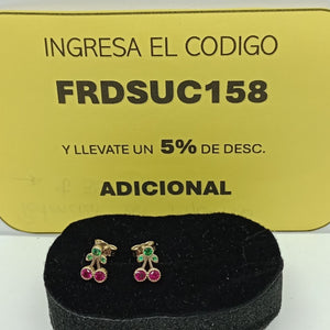 BROQUELES ORO 14K 1.1 (NUEVO)