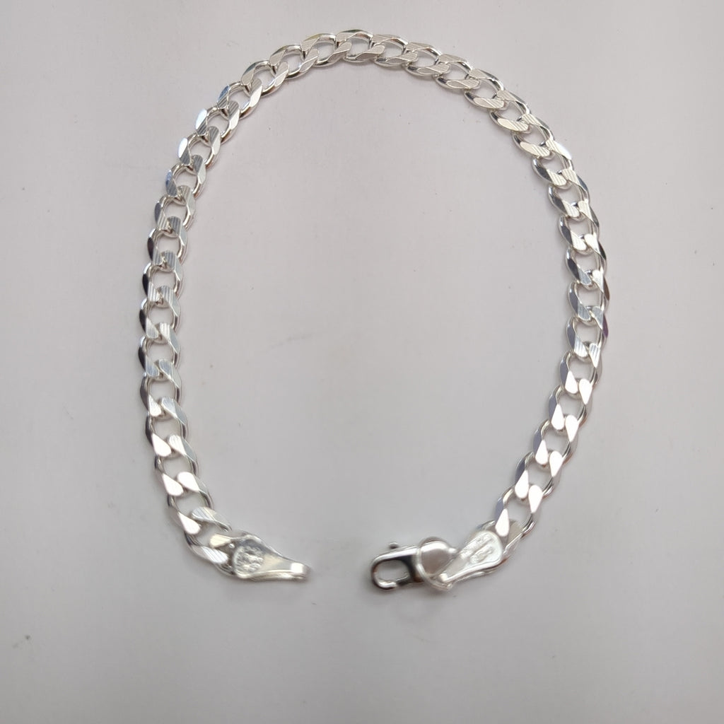 PULSERA BARBADA PLATA .925 18 CM 5.73 GR (NUEVO)